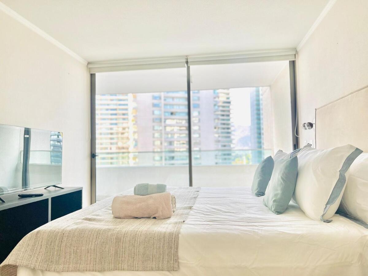 Apartamento Estilo Y Comodidad A Pasos De Parque Arauco Santiago